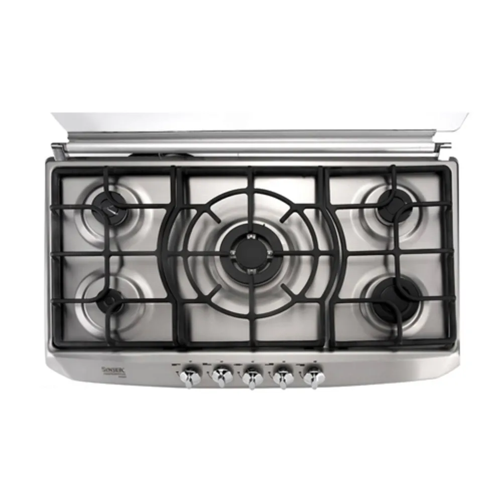اجاق گاز صفحه ای 5 شعله استیل سینجر مدل SDS 500W